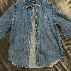 Ralph Lauren Blue Denim Casual Shirt